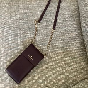 Kate Spade Cell Phone Iphone Carrier Crossbody Wallet *Authentic*
